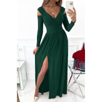 Sexy, off shoulder, dress, INS, casual, multicolor, big swing dress