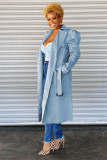 Versatile, casual, long windbreaker, coat