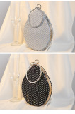 Diamond type, all water diamond, dinner bag, diamond inlay, portable messenger bag, net diamond