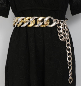 Large chain, hook, waist chain, belt