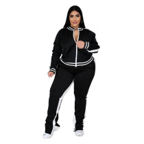 Long sleeves, trousers, solid color, features, leisure, sports, suit