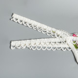 Sexy underwear, embroidery, net cloth, flower embroidery, bow set
