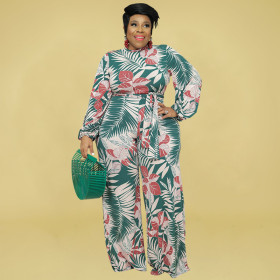 Printed, knitted, Jumpsuit