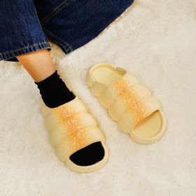 Stepping on excrement slippers, non slip, wear-resistant, casual, bread, slippers
