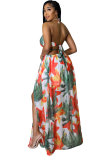Floral skirt, floral skirt, French dress