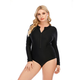One piece long sleeves, surfing suit, diving suit, oversized swimsuit