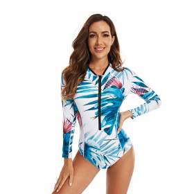One piece long sleeves, surfing suit, diving suit, swimsuit