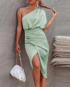 Sexy, sleeveless, off the shoulder, buttock wrapped, dress