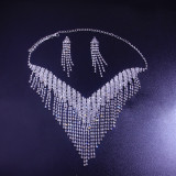 Rhinestones, necklaces, suits, weddings, tassels, jewelry, suits, necklaces