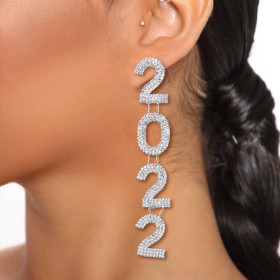 Personalized digital earrings, earrings
