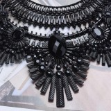 Bohemia, diamond inlay, necklace, exaggeration, accessories