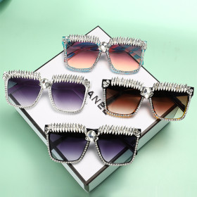 Diamond, sunglasses, large colored box