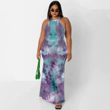 Print, large dress