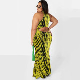Print, large dress
