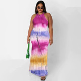 Print, large dress