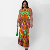Print, large dress