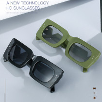 Square, y22k sunglasses, UV400 Sunglasses