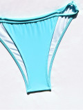 Steel support swimsuit, gathered swimsuit, solid color