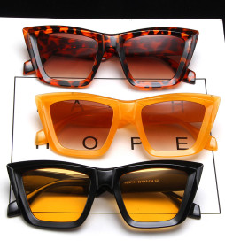 Sunglasses, retro concave sunglasses, large frame sunglasses