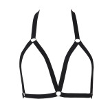 Hollow out, hanging neck, beautiful back, fun harness underwear