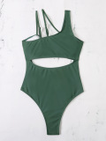 Hollow out, ring, one-piece swimsuit, bikini