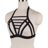 Hollow out, black bandage, fun harness underwear