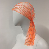 Hot drill, elastic, hair band, fishing net headband, outdoor Carnival headdress