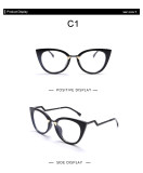Blue light proof glasses, Tr9, colorful flat lens glasses frame