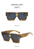 Large frame, sunscreen sunglasses, colorful square Sunglasses
