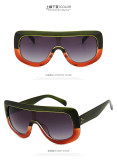 One piece sunglasses, large frame sunglasses
