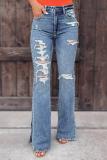 Pants, water washed, slightly frayed pants, jeans