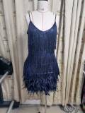Tassels, sequins, feathers, stitches, dresses and dresses