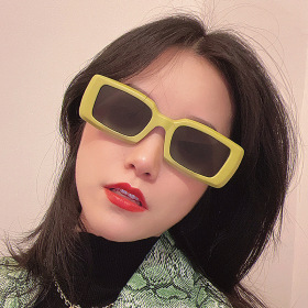 Avocado Green sunglasses, square, sunglasses