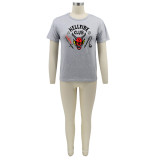 Hellfire club, print top, short sleeve T-shirt, T-shirt