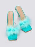 High heels, Maomao, large size, slippers