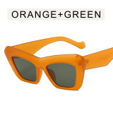 Wide leg sunglasses, triangular Sunglasses