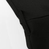 One shoulder, long sleeve, loose, solid color Jumpsuit