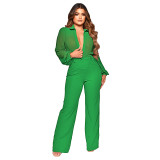 Shirt collar, perspective, chiffon, knitted Jumpsuit