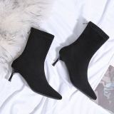 High heels, pointed thin heels, boots autumn, Martin boots