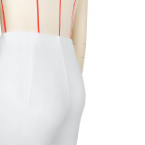 High waist, slit, mesh, multi panel pockets, bell bottoms