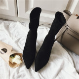 High heels, pointed thin heels, boots autumn, Martin boots