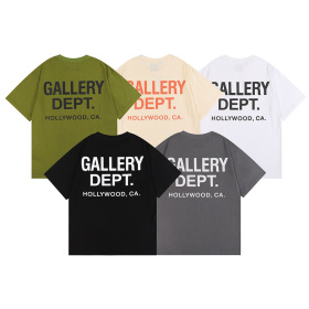 Classic lettering, printing, round neck short sleeve, T-shirt