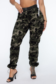 Denim, camouflage pants, overalls