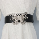 Bright bow, belt, silver buckle, leather waist seal