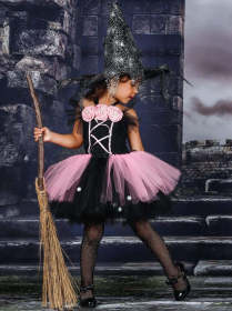 Girl dress, princess dress, Halloween, witch, cosplay role play costume