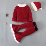 Christmas costume suit, long sleeve, trumpet, suit