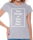 Shirt Women DIY Your Own Photo Image or Text Custom T-Shirt Front/Back Print