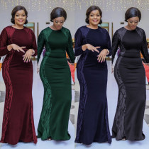 Evening dress, dress, floor length skirt
