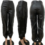 Tooling, leather pants
