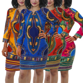 Print, national style, dress